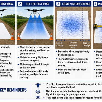 Best Practices for Foliar Fungicide Applications with Spray Drones